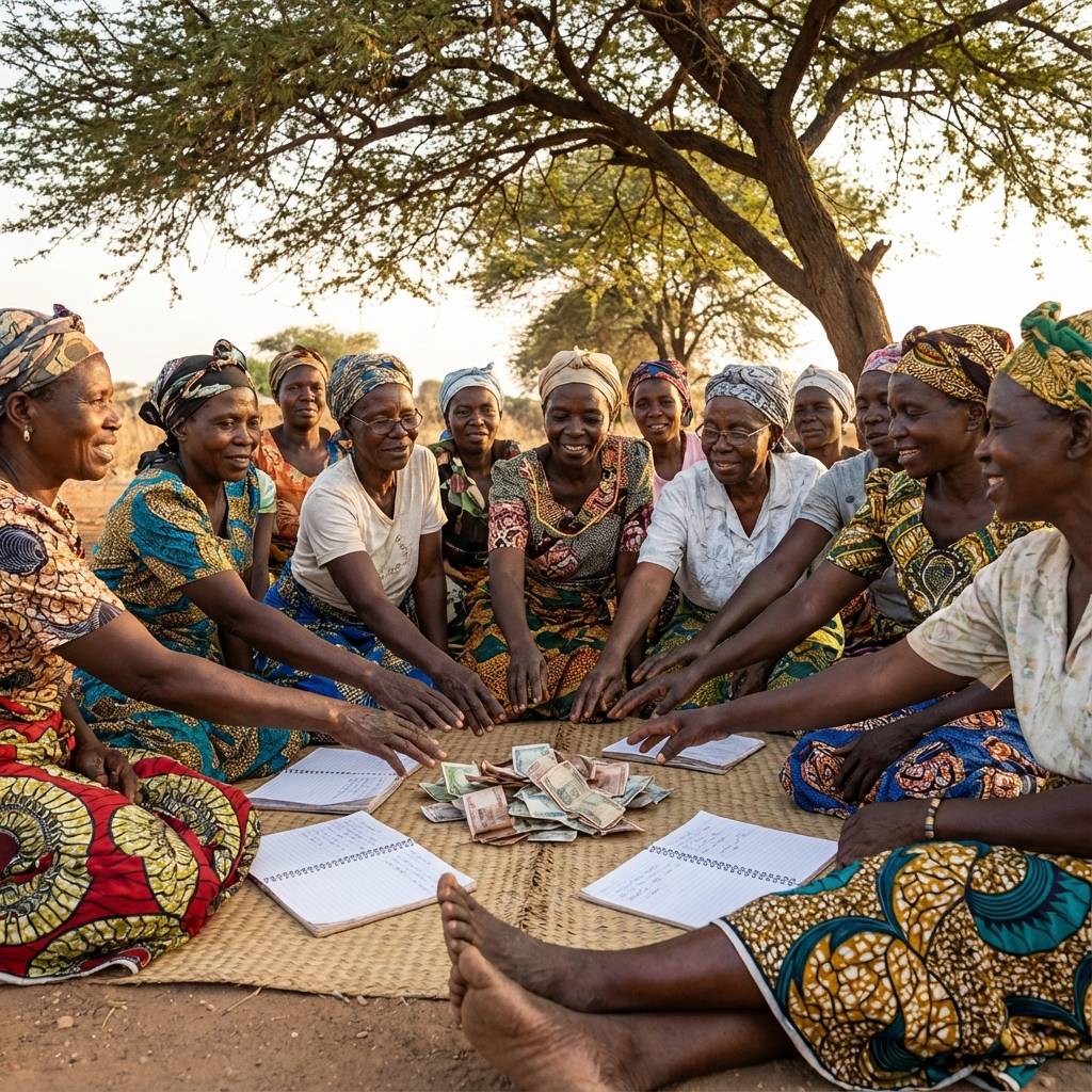 Women pooling savings